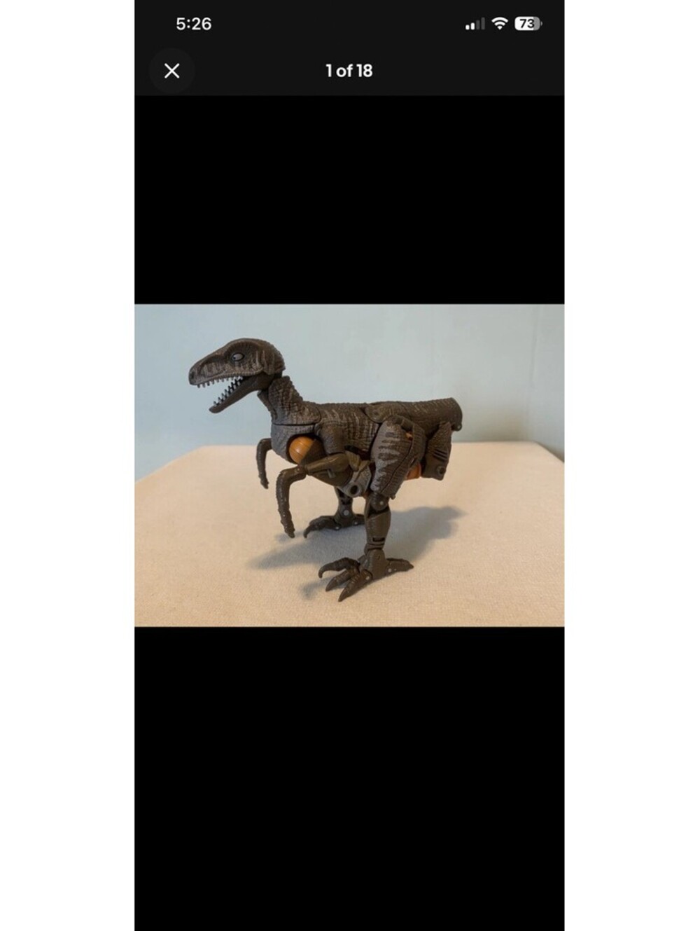 Transformers Kingdom DINOBOT Figure War for Cybertron Voyager Class Not complete